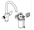 Смеситель для кухонной мойки Grohe Blue Pure StartCurve с фильтрацией, угольный фильтр в комплекте, хром 30593000 11