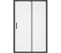 Душевая дверь KOHR Frei 2000x1200 мм, черный матовый KFRD12MB 2