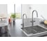 Смеситель для кухонной мойки Grohe Blue Home с фильтрацией, охлаждением и газированием воды, Wi-Fi, суперсталь 31541DC0 8