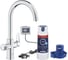 Смеситель для кухонной мойки Grohe Blue Pure BauCurve с фильтрацией, фильтр UltraSafe в комплекте, хром 30582000 1