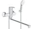 Смеситель для ванны Grohe Eurosmart с душевым гарнитуром, хром 25279000 1