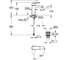 Смеситель для раковины Grohe Cubeo с донным клапаном, M-size, матовый чёрный 1017572430 5