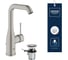 Смеситель для раковины Grohe Essence с донным клапаном, L-Size, суперсталь () 32628DC1 3