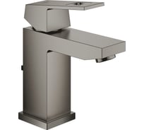 Смеситель для раковины Grohe Eurocube с донным клапаном, темный графит матовый () 23127AL0