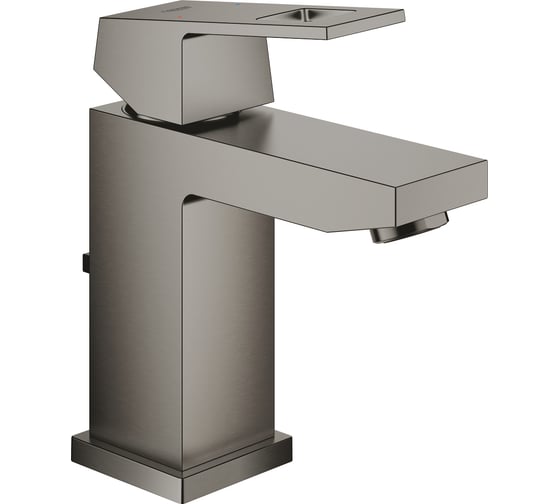 Смеситель для раковины Grohe Eurocube с донным клапаном, темный графит матовый () 23127AL0