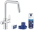 Смеситель для кухонной мойки Grohe Blue Pure Start с фильтрацией, угольный фильтр в комплекте, хром 30596000 1