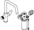 Смеситель для кухонной мойки Grohe Blue Pure Start с фильтрацией, угольный фильтр в комплекте, хром 30596000 10