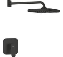 Душевая система Grohe Cubeo со смесителем для душа, матовый черный 1053342430