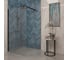 Душевая шторка EvaGold EG6B 100*190, профиль черный матовый, прозрачное стекло, без поддона EG220063 1