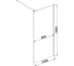Душевая шторка EvaGold EG6B 100*190, профиль черный матовый, прозрачное стекло, без поддона EG220063 3