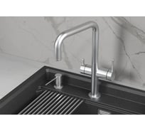 Смеситель кухонный GRANULA Kitchen Space 8275, НЕРЖ
