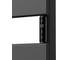 Полотенцесушитель электрический дизайнерский Bauedge BAU Spectrum Black 700x400 мм, подключение справа, черный матовый AF0004 9