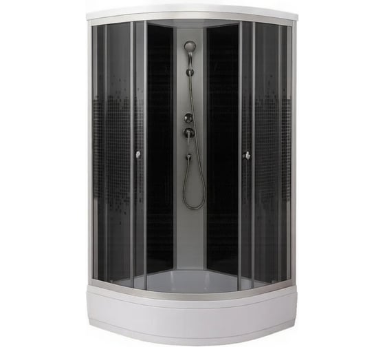 Кабина душевая Bauedge BAU Stil 900x900x2150 мм, прозрачное закаленное стекло TY0053