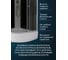 Кабина душевая Bauedge BAU Stil 900x900x2150 мм, прозрачное закаленное стекло TY0053 5
