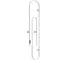 Полотенцесушитель электрический дизайнерский Bauedge BAU Wall Clip White 1500x300 мм, белый матовый AF0015 1