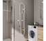 Полотенцесушитель электрический дизайнерский Bauedge BAU Wall Clip White 1500x300 мм, белый матовый AF0015 4