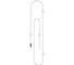 Полотенцесушитель электрический дизайнерский Bauedge BAU Wall Clip White 1500x300 мм, белый матовый AF0015 10