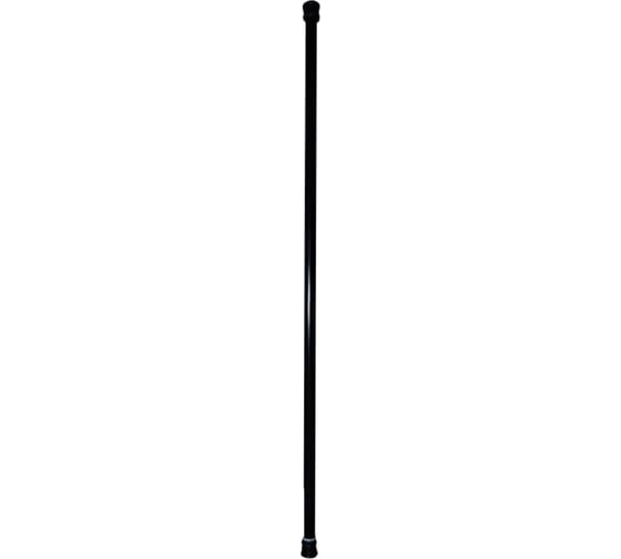 Карниз для ванной телескопический Zenfort 140-260 см, черный 104317