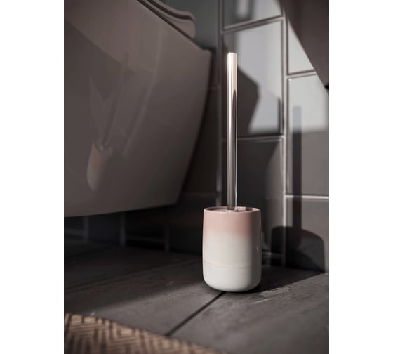 Ёрш сантехнический Zenfort Ombre керамика, розовый 106418