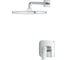 Душевая система Grohe Cubeo со смесителем для душа, хром 1053340000 3