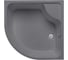 Поддон Alex Baitler 1/4 круга 90х90х42 в сборе AB9042DU_GRAY 1