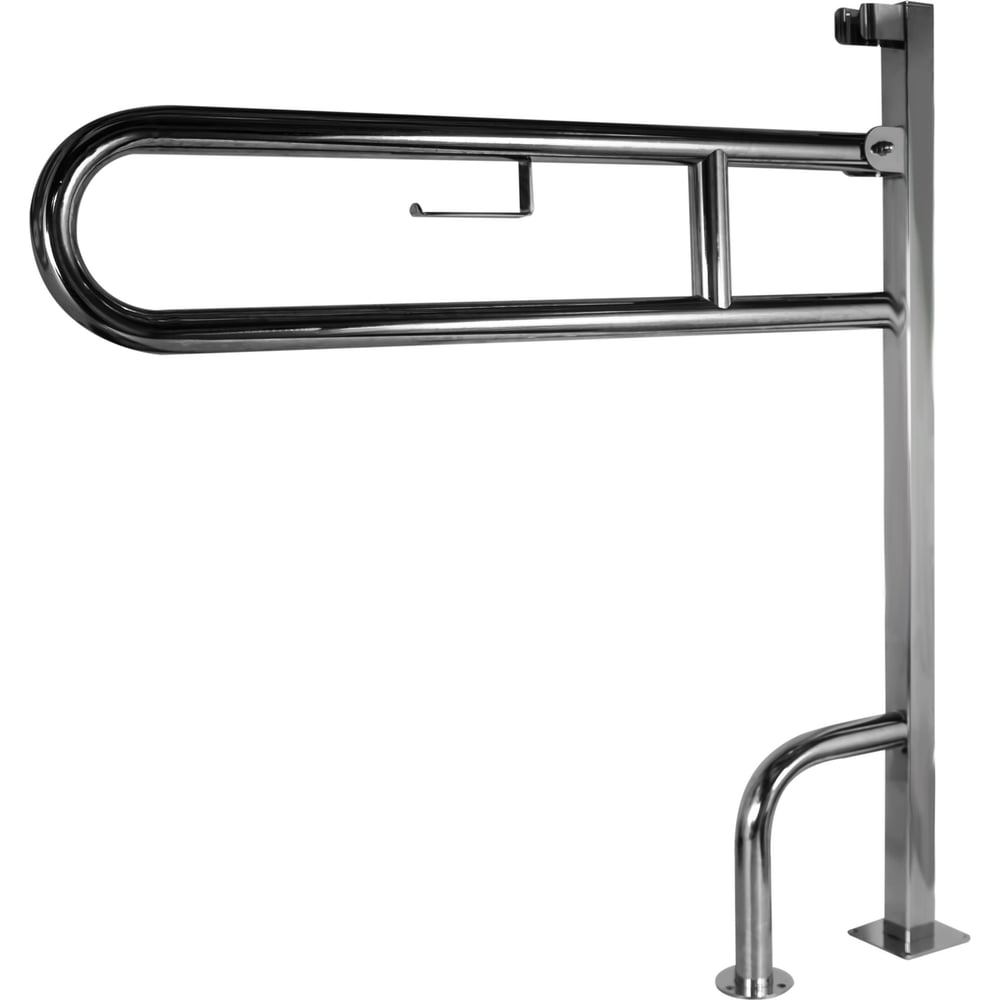 Поручень опорный для санузла PALITRA TECHNOLOGY откидной, с фиксатором ...