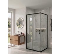Душевой угол Maybahglass (раздвижная+глухая), Стекло Бесцветное, 170*90*195 MGY-2042-6