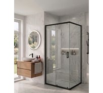 Душевой угол Maybahglass (раздвижная+глухая), Стекло Бесцветное, 130x70x195 MGY-2014-6
