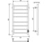 Полотенцесушитель электрический Bauedge  BAU Дарион 30х80 черный матовый RW0024 5