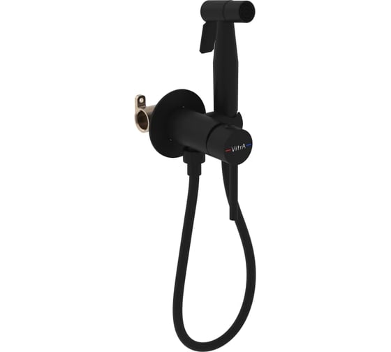 Гигенический душ Vitra матовый черный латунь A4375136EXP