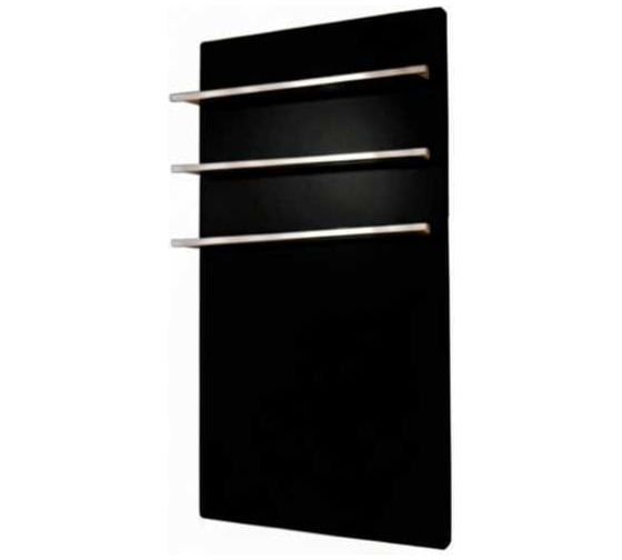 Полотенцесушитель электрический LAGUSTO Kristall V3 440x680 мм, акриловый камень, черный PV3-440680-B