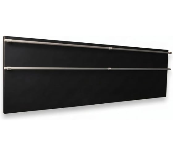 Электрический полотенцесушитель LAGUSTO серия ECO акриловый камень Premium, модель Design 370мм 1200мм (G4SST.576), цвет черный PG4-3701200-B-SST-576