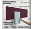 Полотенцесушитель электрический LAGUSTO ECO Design G1BL.1152 370x1200 мм, акриловый камень, красный PG1-3701200-R-BL-1152 2