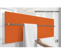 Полотенцесушитель электрический LAGUSTO ECO Design G1SN02.1152 370x1200 мм, акриловый камень, оранжевый PG1-3701200-O-SN02-1152
