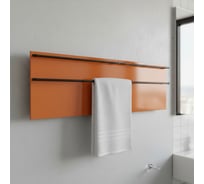 Полотенцесушитель электрический LAGUSTO ECO Design G2BL.1152 370x1200 мм, акриловый камень, оранжевый PG2-3701200-O-BL-1152