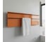 Полотенцесушитель электрический LAGUSTO ECO Design G2BL.1152 370x1200 мм, акриловый камень, оранжевый PG2-3701200-O-BL-1152 1