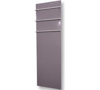 Электрический полотенцесушитель LAGUSTO серия ECO акриловый камень Premium, модель Design 370мм 1200мм (V3), цвет серый PV3-3701200-G