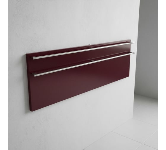 Полотенцесушитель электрический LAGUSTO ECO Design G2SST.1152 370x1200 мм, акриловый камень, красный PG2-3701200-R-SST-1152