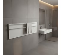 Полотенцесушитель электрический LAGUSTO ECO Design G2SN02.1152 370x1200 мм, акриловый камень, белый PG2-3701200-W-SN02-1152