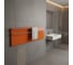 Полотенцесушитель электрический LAGUSTO ECO Design G2SN02.1152 370x1200 мм, акриловый камень, оранжевый PG2-3701200-O-SN02-1152 1