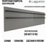 Полотенцесушитель электрический LAGUSTO ECO Design G4BL.576 370x1200 мм, акриловый камень, серый PG4-3701200-G-BL-576 2