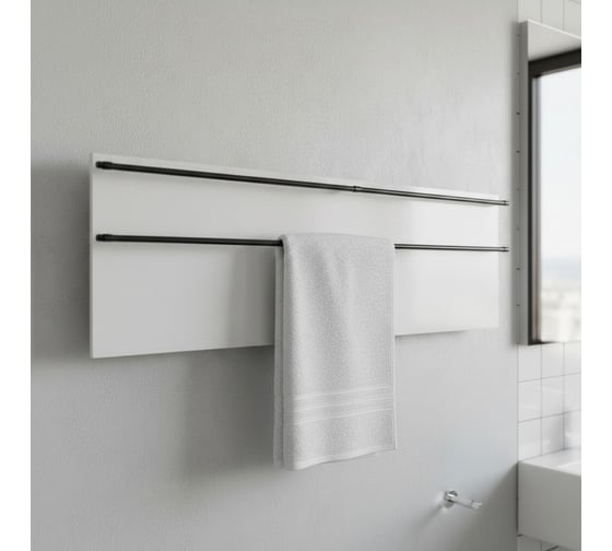 Полотенцесушитель электрический LAGUSTO ECO Design G2BL.1152 370x1200 мм, акриловый камень, белый PG2-3701200-W-BL-1152