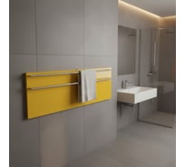 Полотенцесушитель электрический LAGUSTO ECO Design G2SN02.1152 370x1200 мм, акриловый камень, желтый PG2-3701200-E-SN02-1152