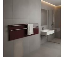 Полотенцесушитель электрический LAGUSTO ECO Design G2SN02.1152 370x1200 мм, акриловый камень, красный PG2-3701200-R-SN02-1152