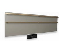 Полотенцесушитель электрический LAGUSTO ECO Design G2SG03.1152 370x1200 мм, акриловый камень, серый PG2-3701200-G-SG03-1152