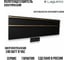 Полотенцесушитель электрический LAGUSTO ECO Design G2SG03.1152 370x1200 мм, акриловый камень, черный PG2-3701200-B-SG03-1152 2
