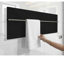 Полотенцесушитель электрический LAGUSTO ECO Design G1SN01.1152 370x1200 мм, акриловый камень, черный PG1-3701200-B-SN01-1152