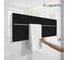 Полотенцесушитель электрический LAGUSTO ECO Design G1SN01.1152 370x1200 мм, акриловый камень, черный PG1-3701200-B-SN01-1152 2