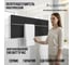 Полотенцесушитель электрический LAGUSTO ECO Design G1SN01.1152 370x1200 мм, акриловый камень, черный PG1-3701200-B-SN01-1152 3