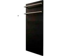 Полотенцесушитель электрический LAGUSTO серия ECO акриловый камень Premium, модель Stone 280мм 680мм (V2SST.256), цвет черный PV2-280680-B-SST-256